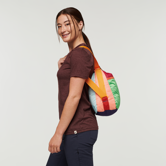 Cotopaxi's Taal Convertible Tote has beautifully saturated colors