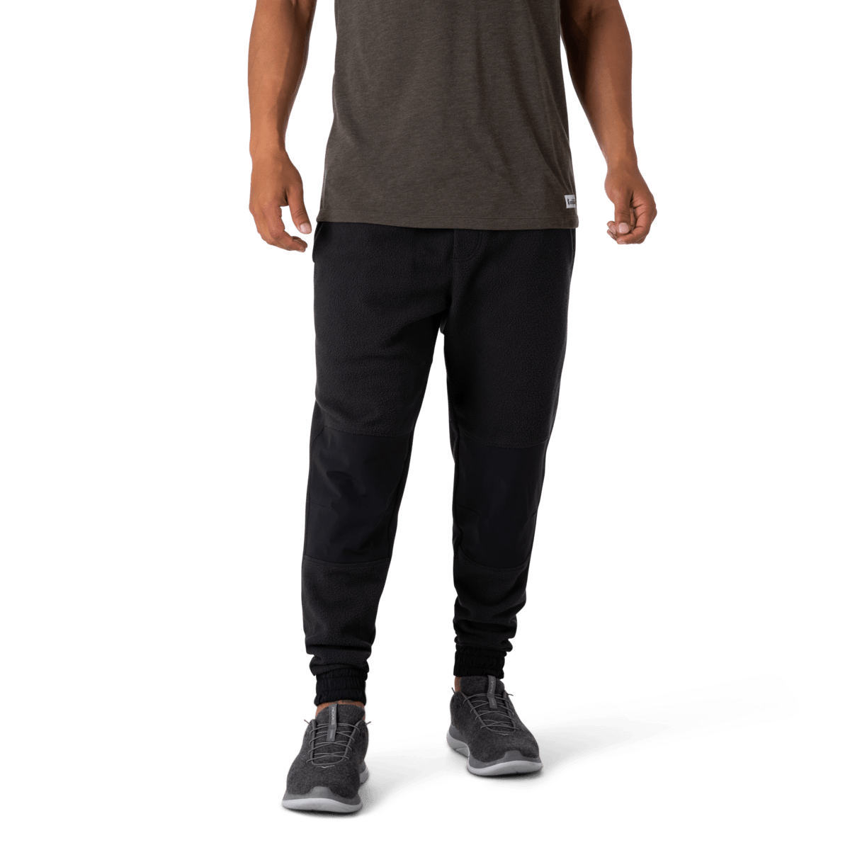 Mens Cozy-Fit Stretch Lounge Jogger Pant Drawstring Cuffed Colorblock Cotton  Sweatpants Fleece Joggers Winter Clearance 