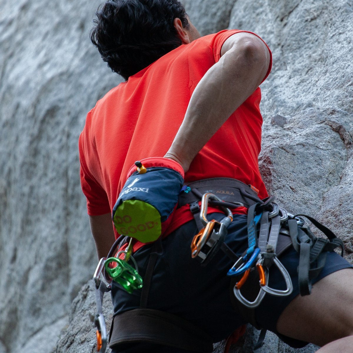 Homemade Chalk Bag : r/climbing