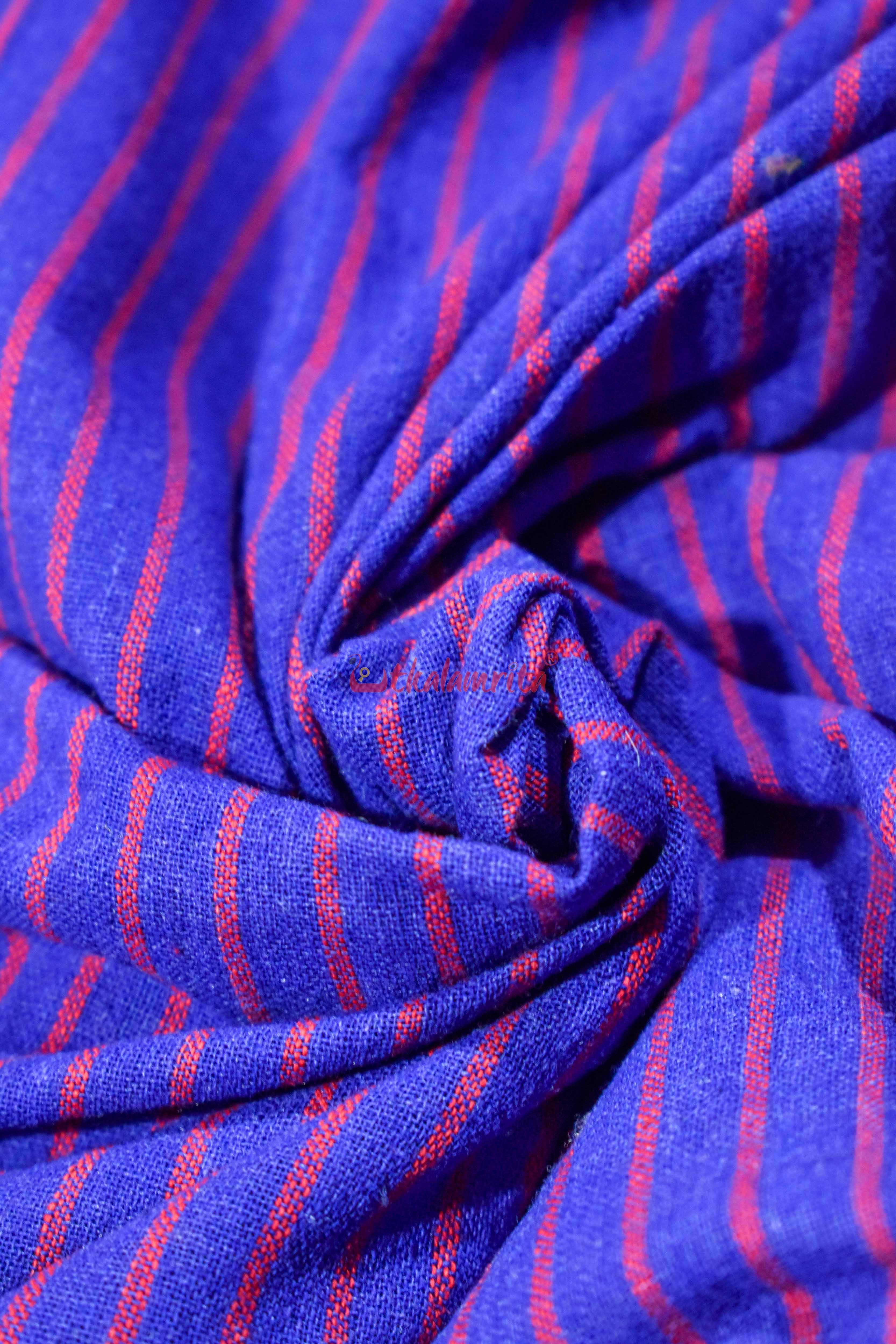 Indigo Striped Kotpad (Fabric) – Utkalamrita