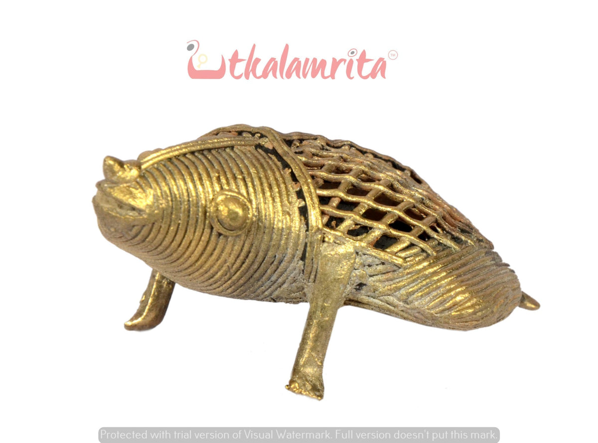 Buy Online Handmade Bellaguntha Brass Decorative Fish - Ritikart