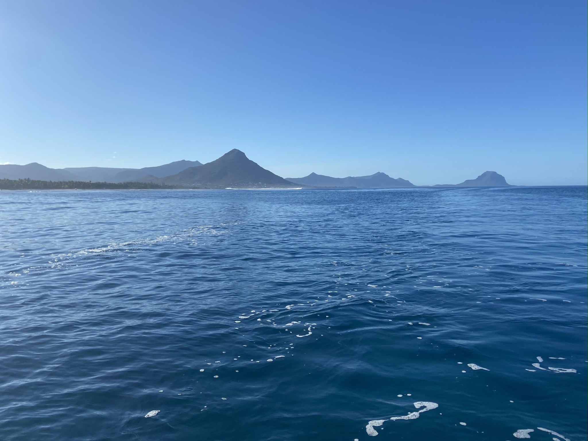 Volcanoes off the coast of Mauritius