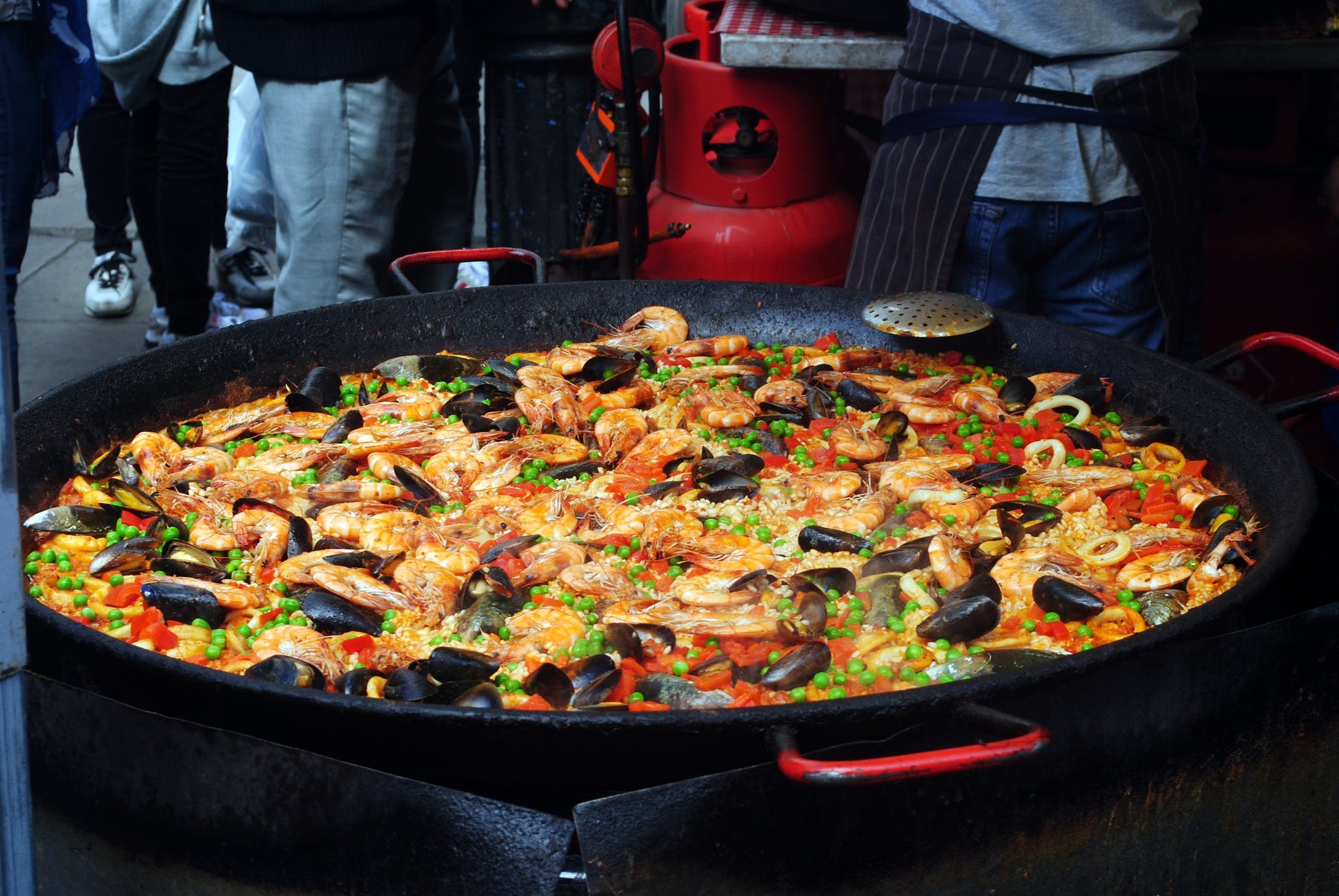 Delicious Spanish style paella