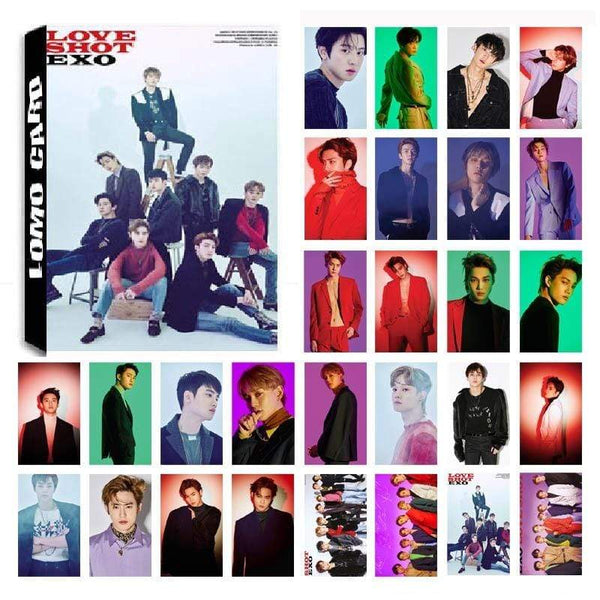 EXO Love Shot Cards – Official Kpop Merchandise Online