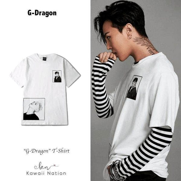 g dragon white shirt