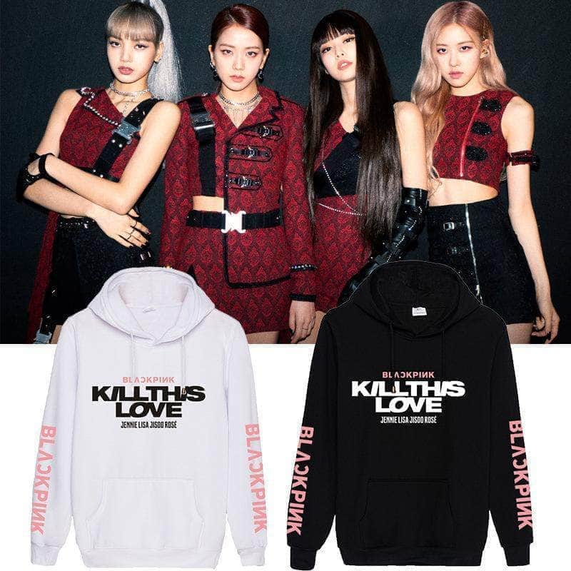 OFFICIAL BLACKPINK Kill This Love Sleeve Hoodie – Official Kpop Merchandise  Online