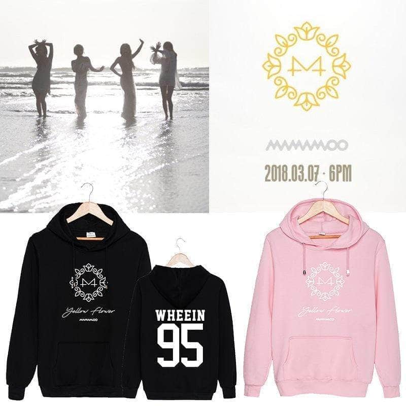 Stray Kids Merch Shop | Kpop Outfits Store Hoodie OFFICIAL MAMAMOO YELLOW FLOWER Hoodie