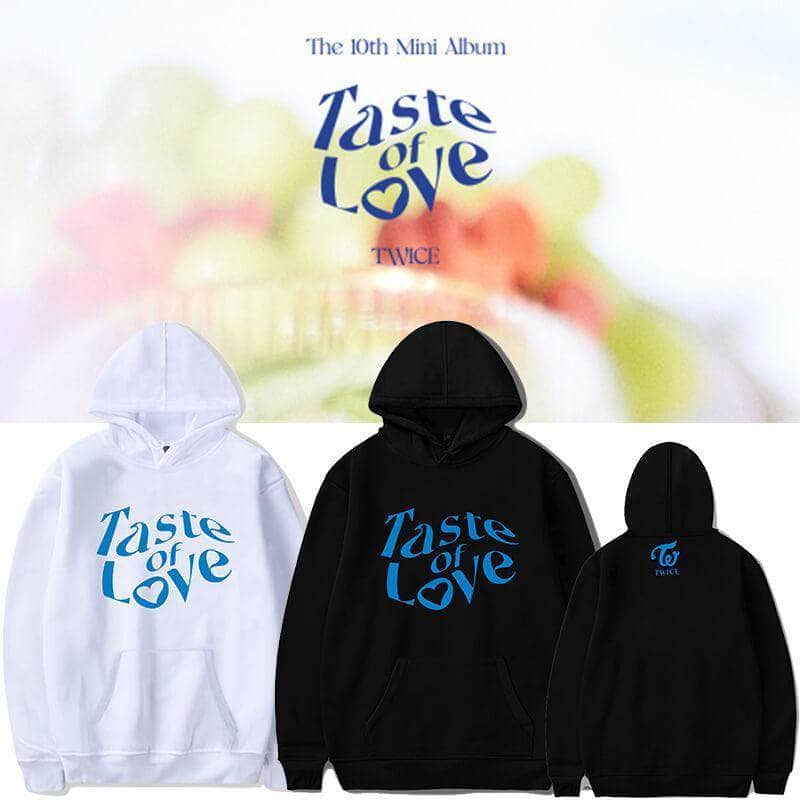 Twice Taste Of Love Album Cotton Hoodie Official Kpop Merchandise Online