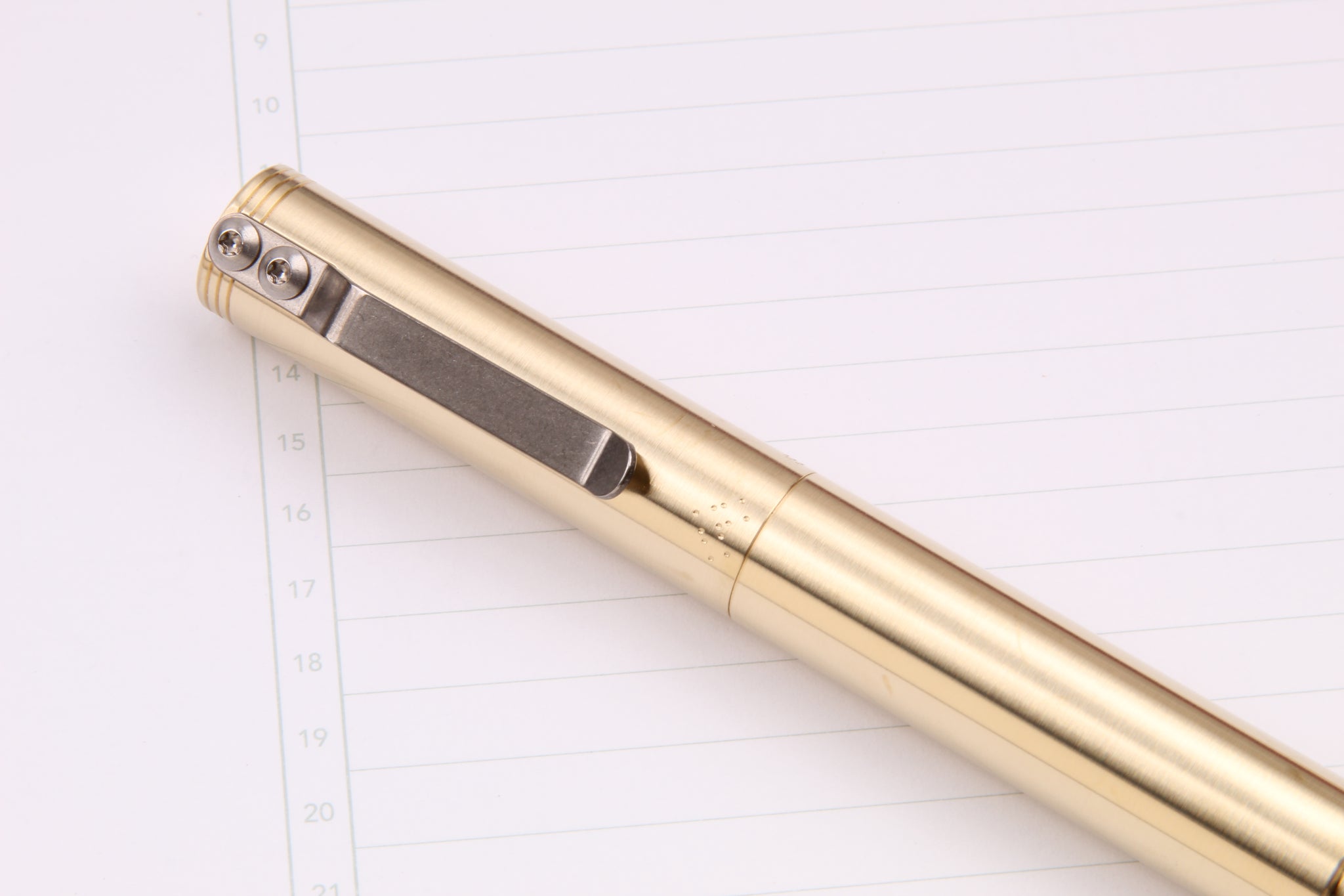 Schon DSGN | The Classic Machined Pen. Brass, Aluminum, Titanium, Steel ...