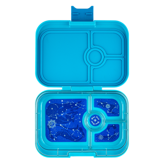 GoBe Kids Bento Style Lunch Box with Snack Spinner;- Divided Lunch