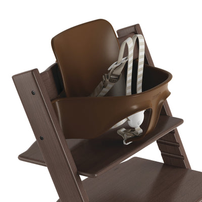 Tripp Trapp Baby Set with Harness and Extended Glider by Stokke Furniture Stokke Walnut Brown  