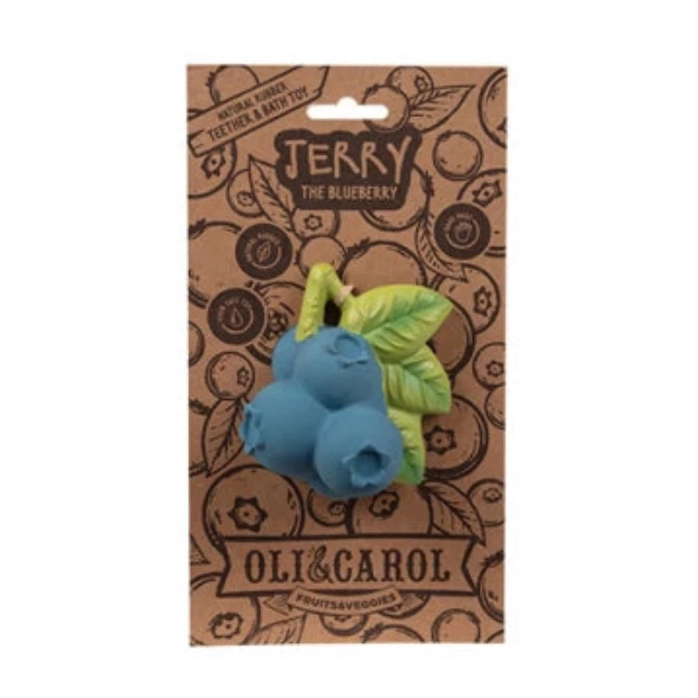 Jerry the Blueberry Teether by Oli & Carol