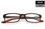 Unisex Soft Reading Glasses Glasses magnifier Women Men Spectacles TR90 Ultralight Strong Frame Glasses for sight +1.0to+4.0 L2