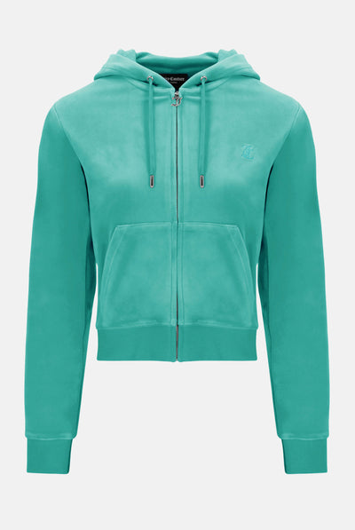 GREYED JADE CLASSIC VELOUR ROBERTSON HOODIE – Juicy Couture UK