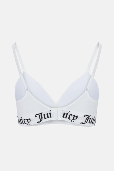 Juicy Couture velvet bralet with logo in sand (part of a set) - ShopStyle  Bras