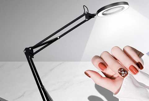 5 popular types of desk lamps used in nail salons in the US