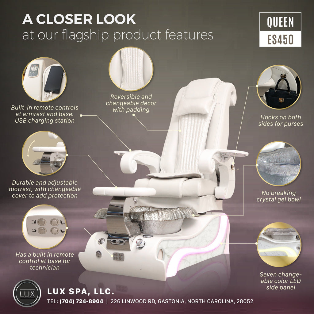 lux es450 pedicure chair 2021