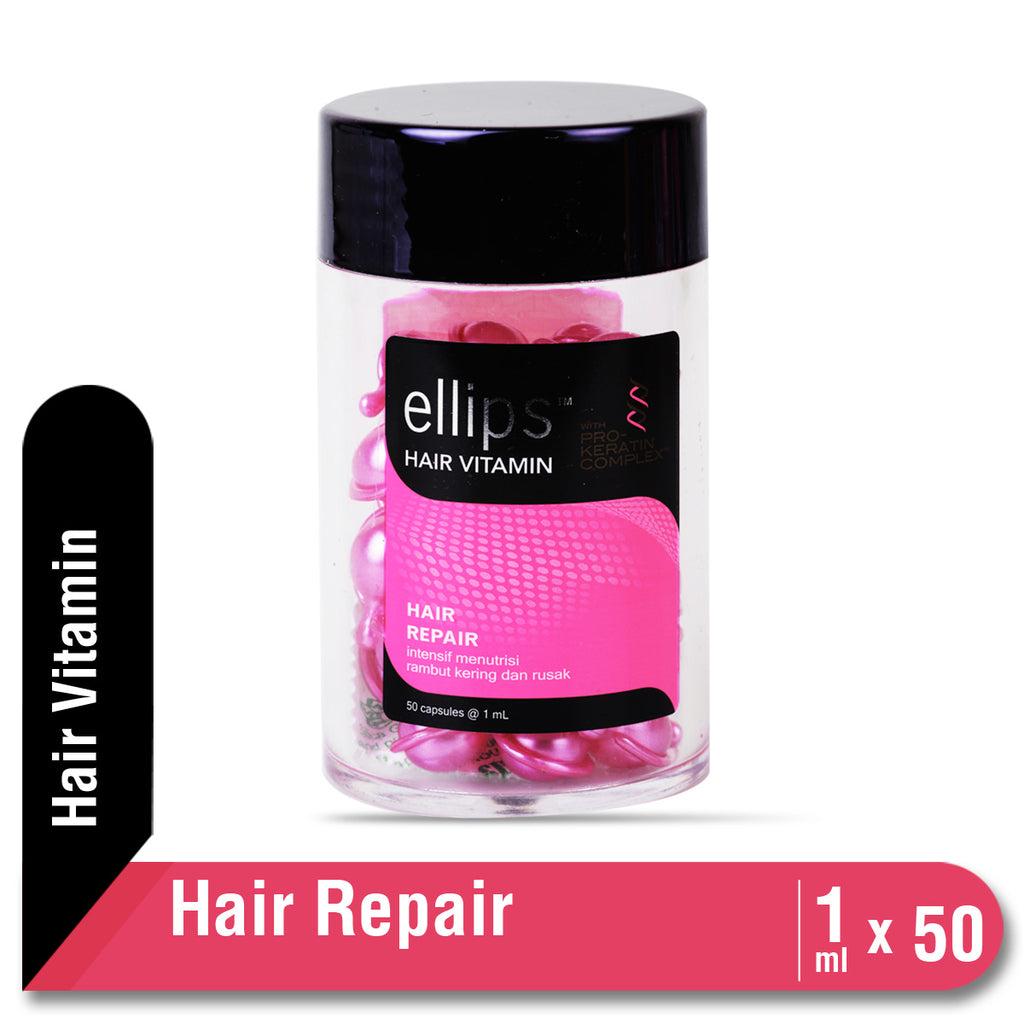  Ellips  Vitamin  Rambut  Keratin Hair Repair Jar Kino Store