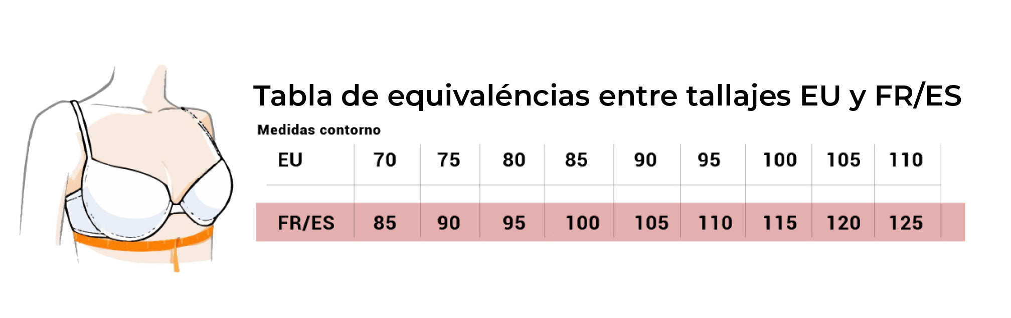 Guía de tallas Rubí Casals