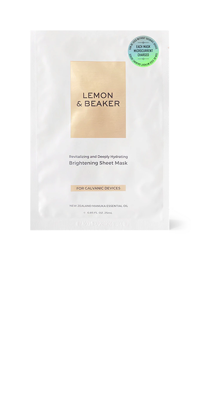 Lemon & Beaker Brightening Sheet Mask