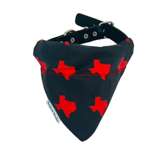 Deep in the Heart of Texas Baseball Dog Bandana