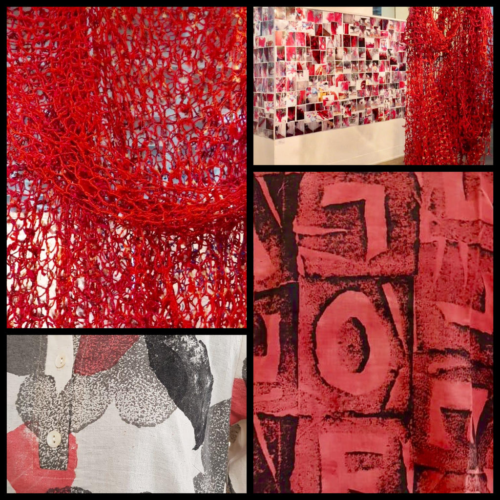 Smriti Dixit's "Memory of Red 3" exhibition at ARTISANS', Mumbai