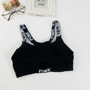 black push up bralette top