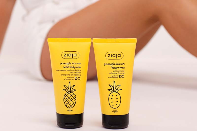 Ziaja Pineapple Serum - Exfoliant - Gift Pack - Cosmetics Tenerife