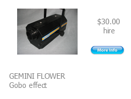 hire gemini flower