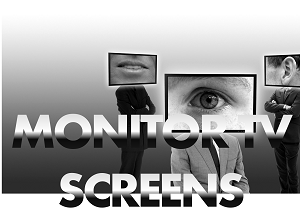 monitor tv screen hire rental