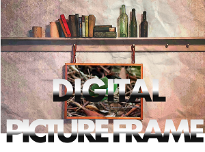 digital picture frame hire rental