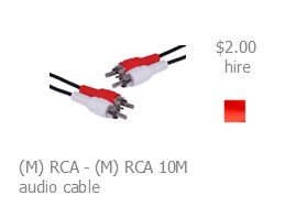 hire rca  audio cable