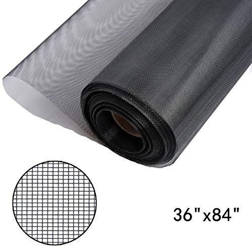 Black Fiberglass Window Screen