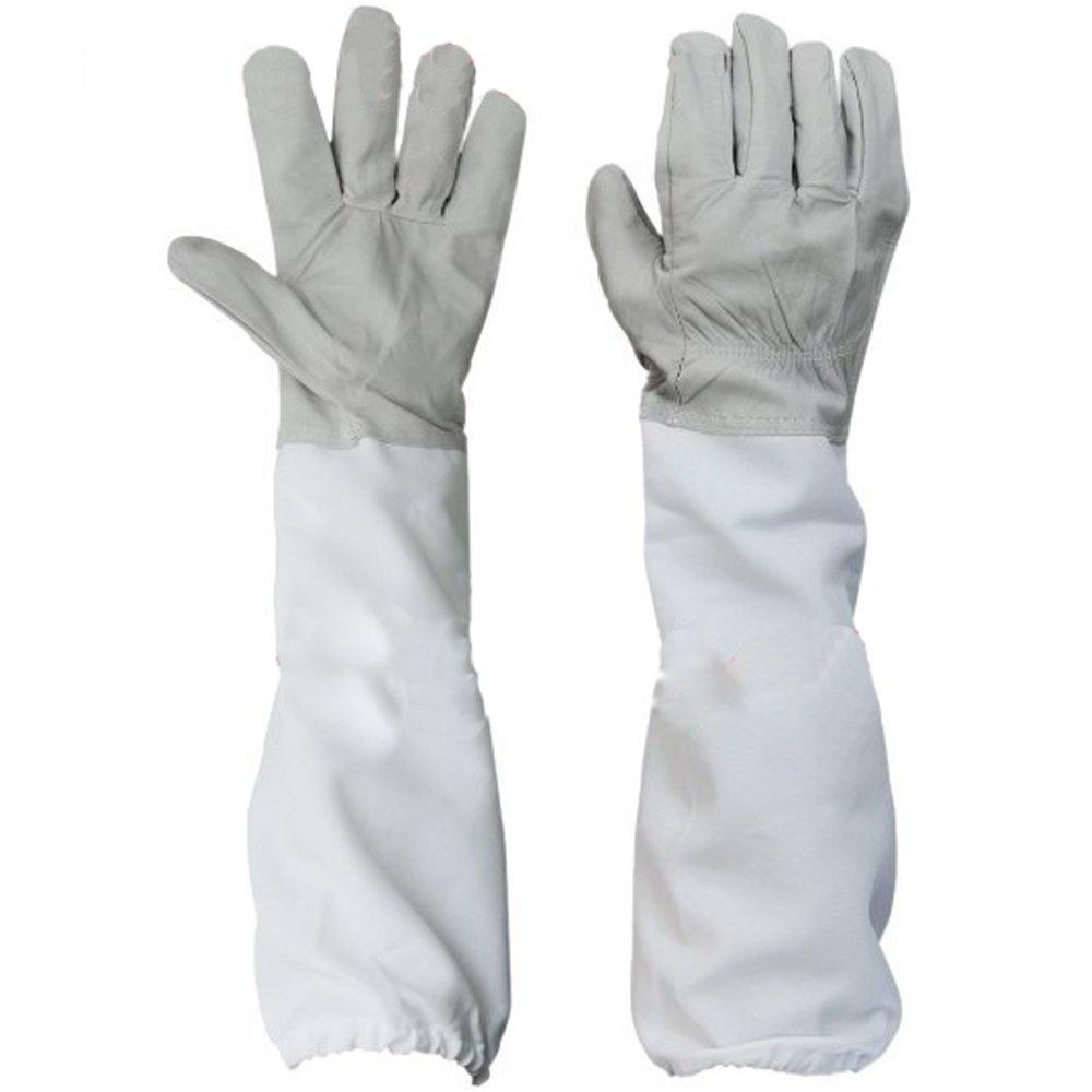 Beekeeping Protective Gloves with Vented Sleeves