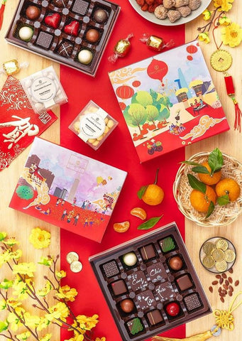 D’Art Chocolate cũng mang tới ba bộ sưu tập socola tươi với tên gọi như ba lời chúc lớn nhất từ Golden Ox cho khách hàng của D’Art.