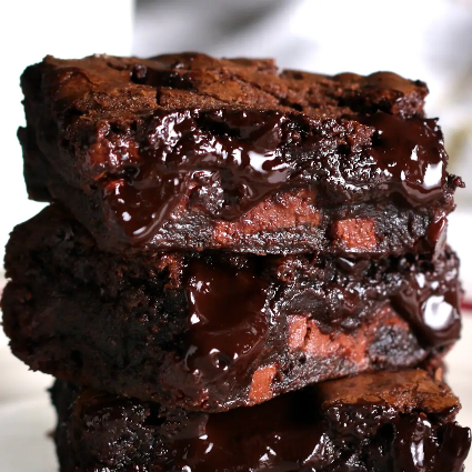 Bánh Brownie làm kết hợp chocolate