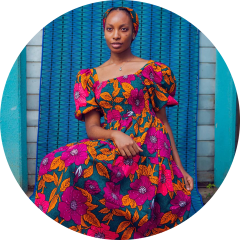 Elisamama African Print Dress