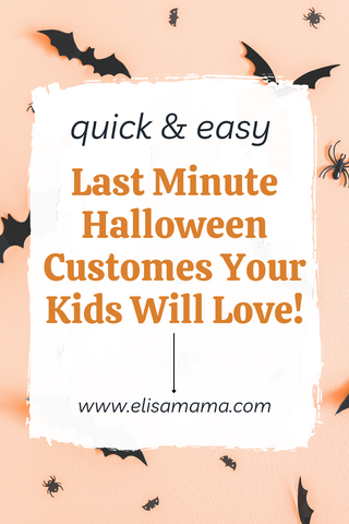 Quick and easy halloween costume ideas for kids | Elisamama blog