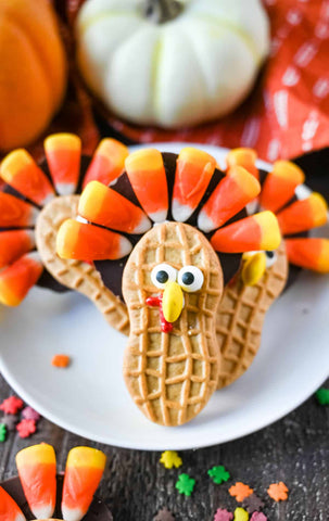 no bake thanksgiving treat | thanksgiving turkey cookies