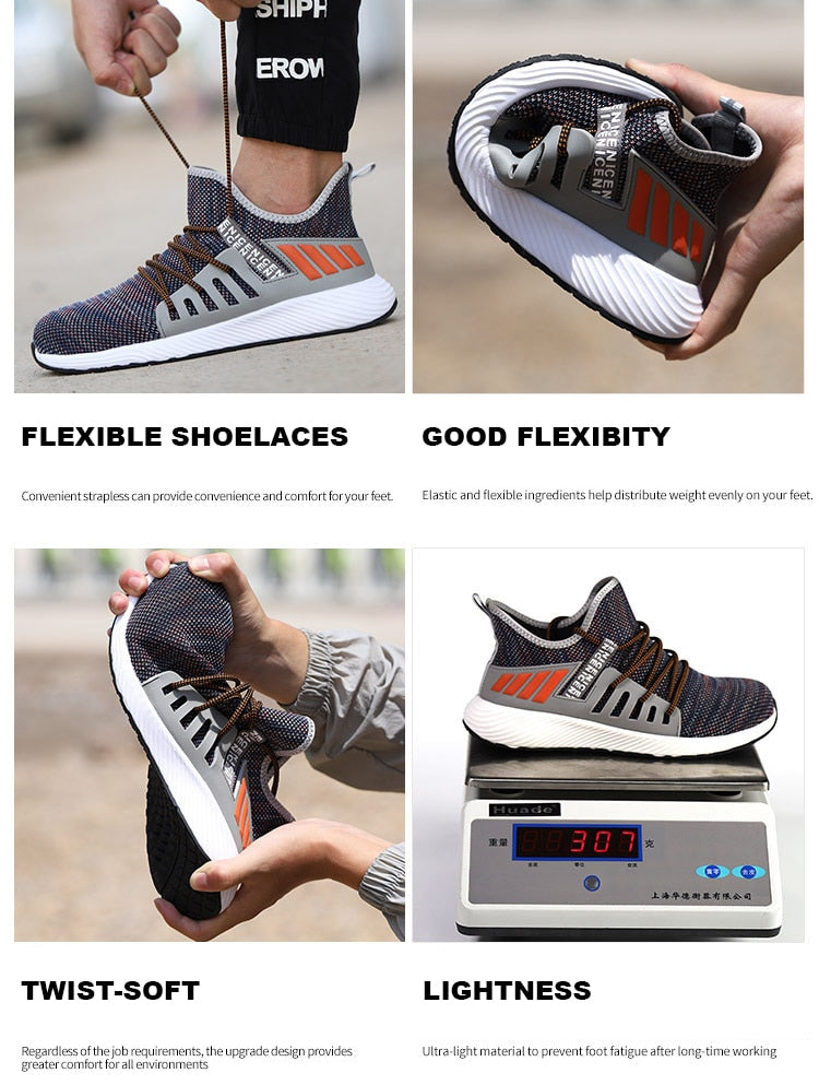 breathable steel toe sneakers