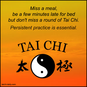 Tai Chi Consistent Practice