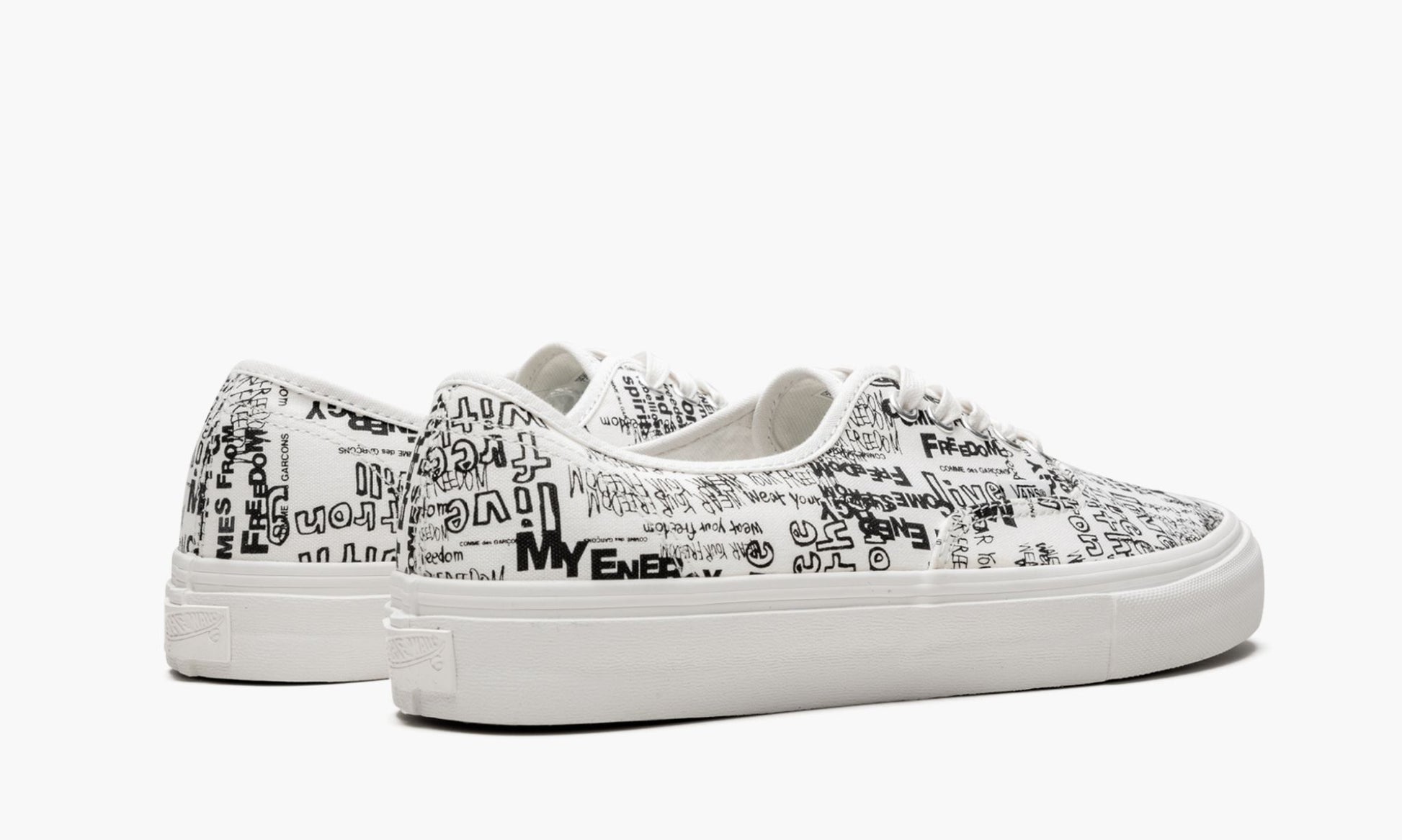 cdg vans graffiti