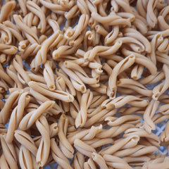 strozzapreti fresh pasta- a twisted short shape