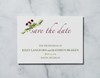 Sweet Calla Lilly - Save the Date Card & Envelope