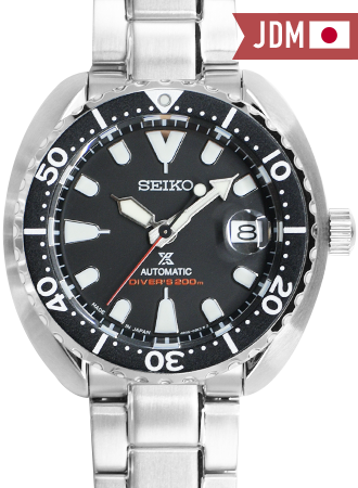 Prospex Turtle Mini 200M Automatic Black 2nd Gen - Bracelet Ref. SBDY0– The  Watches Hub