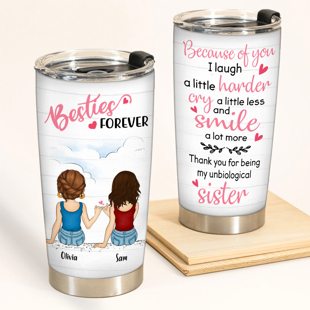 Best Friends Fight For You Tumbler Personalized, Christmas Gifts