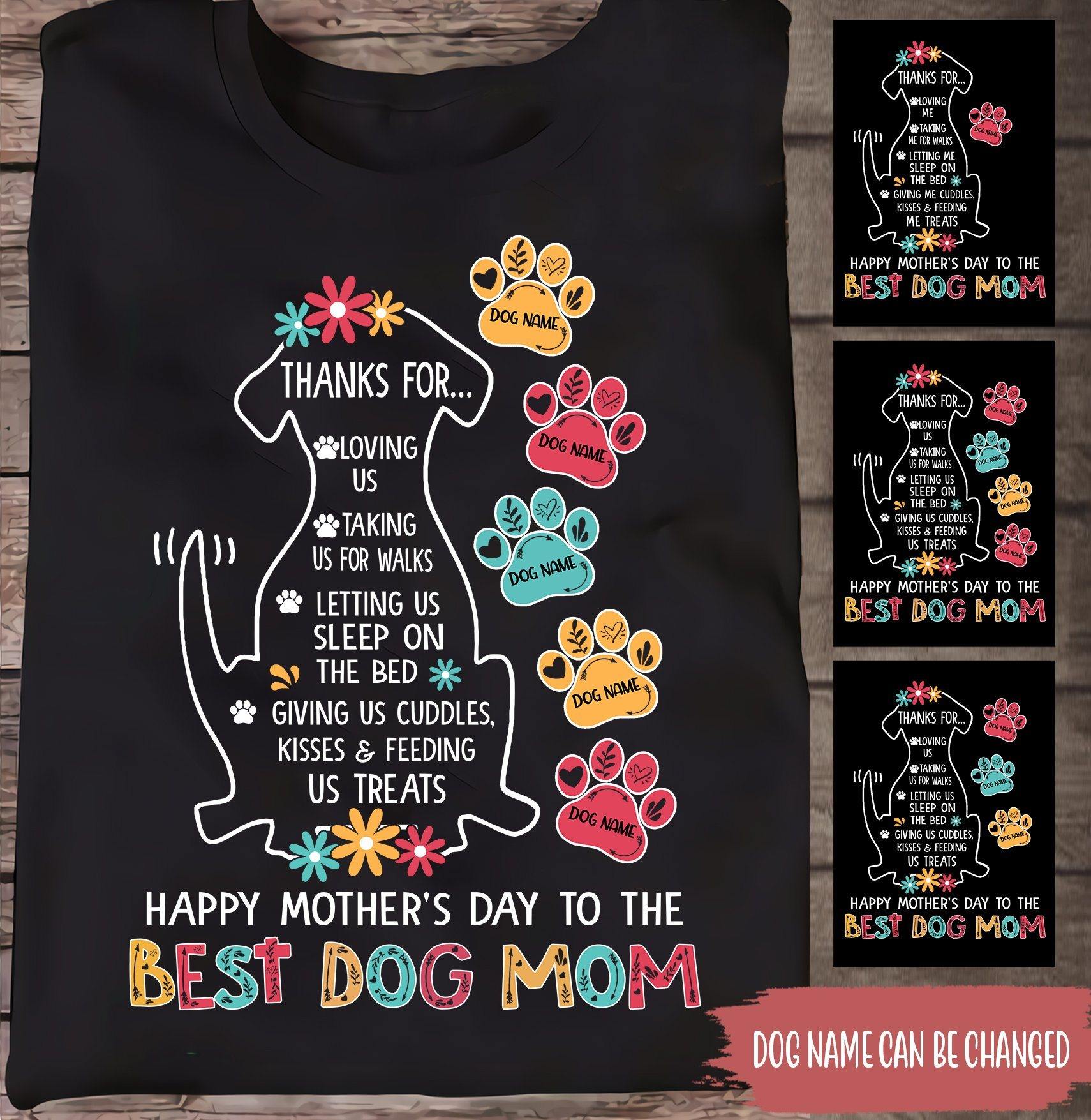 Mother's Day Gift Sunflower Dog Mom Shirt, Mothers Day Dog Mom Gifts