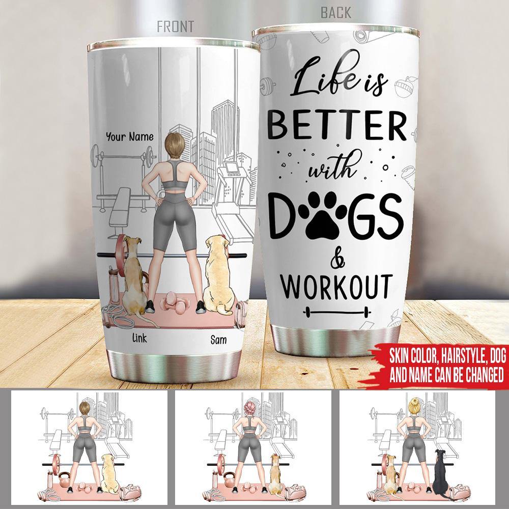 Gym Mug Customized On The Good Days I Workout - PERSONAL84