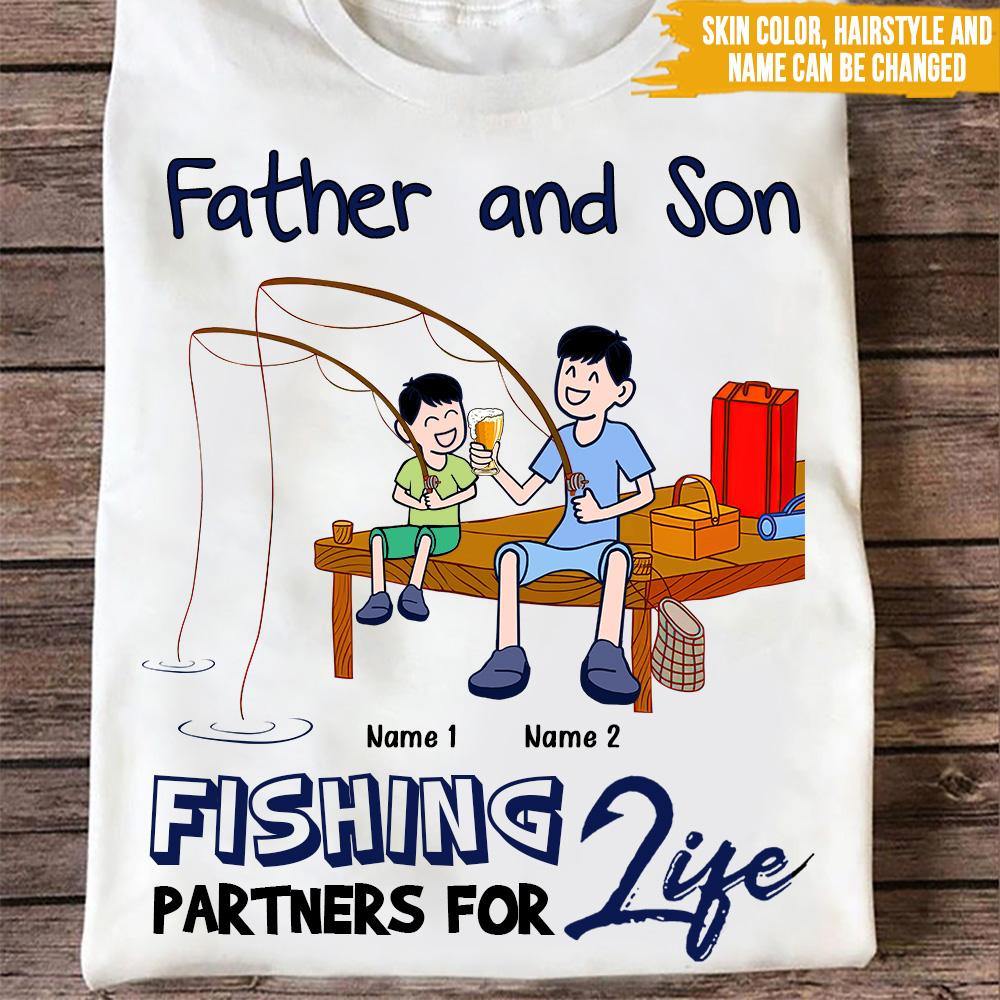 Fishing Custom T Shirt Favorite Fishing Buddy Calls Me Dad