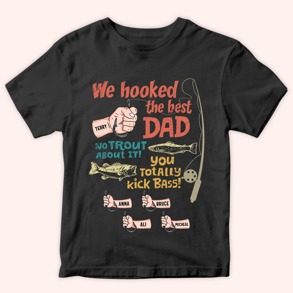 Fishing Custom Shirt O'Fishally The Best Dad No Trout About It Persona -  PERSONAL84